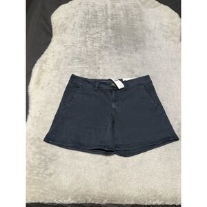 New American Eagle Super Stretch Midi Blue Shorts Size 8‎ Bottoms NWT Stretch